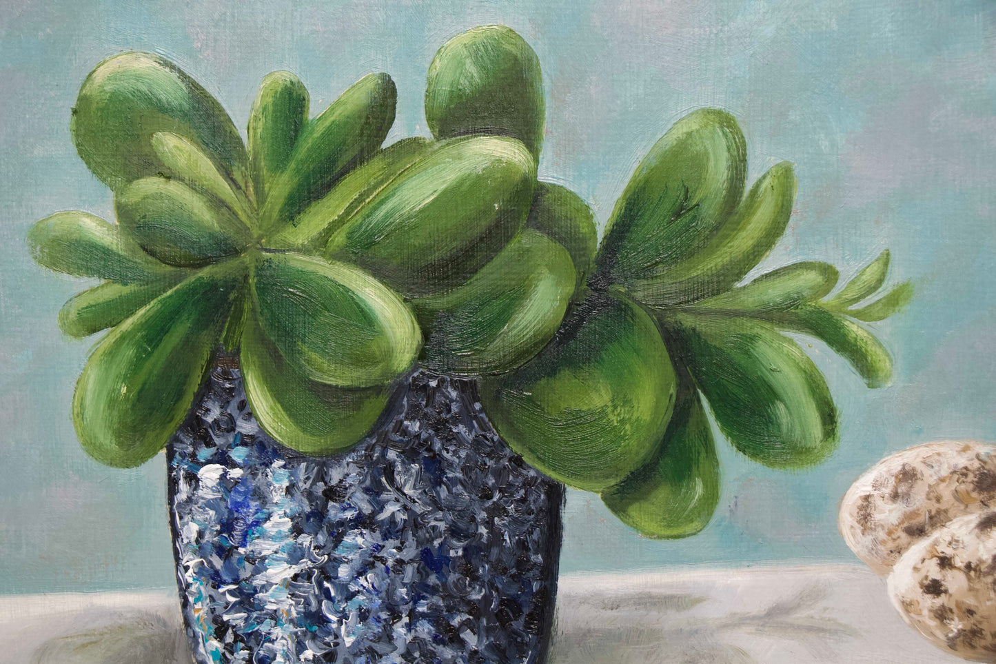 Succulent with Quail Eggs